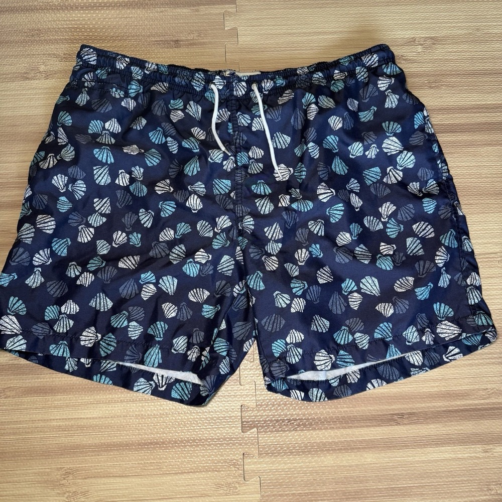 TRUNKS Surf And Swim Co Men's Swim Trunks Sz XLG/ Mesh/Drawstring- Sea Shells